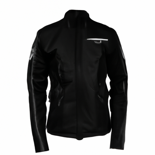 An image showcasing the Alpinestars Bogota Pro Drystar Jacket: a sleek, black motorcycle jacket with a waterproof and breathable design, featuring reflective panels, adjustable fit, and multiple pockets for practicality and style