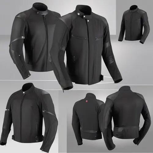 An image displaying the comparison between similar jackets