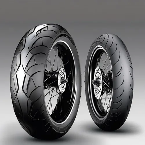 An image showing the Difference Between a 2.50-17 and 80/90-17 Tire?